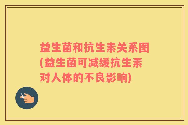 益生菌和抗生素关系图(益生菌可减缓抗生素对人体的不良影响) 益生菌和抗生素关系图(益生菌可减缓抗生素对人体的不良影响)