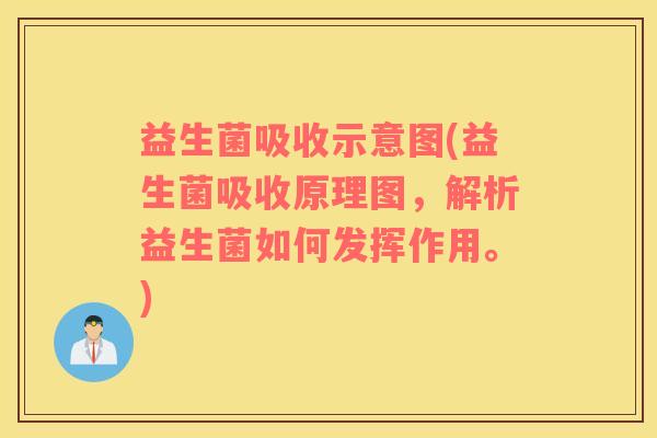 益生菌吸收示意图(益生菌吸收原理图，解析益生菌如何发挥作用。)