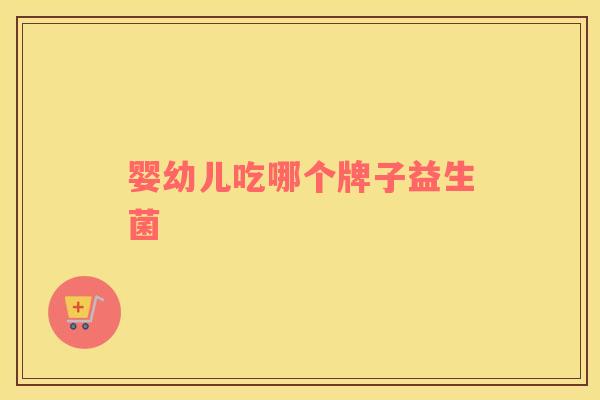 婴幼儿吃哪个牌子益生菌